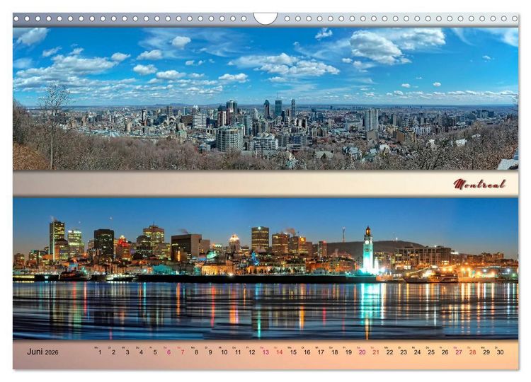 Produktbild: Faszinierende St&auml;dte, Panoramen (Wandkalender 2026 DIN A3 quer), CALVENDO Monatskalender
