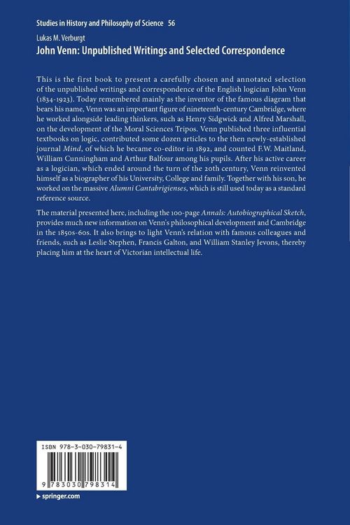 Produktbild: John Venn: Unpublished Writings and Selected Correspondence