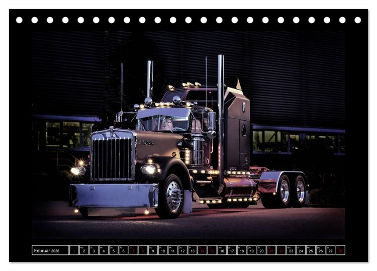 Produktbild: Kenworth W900 PHOTOART (Tischkalender 2026 DIN A5 quer), CALVENDO Monatskalender