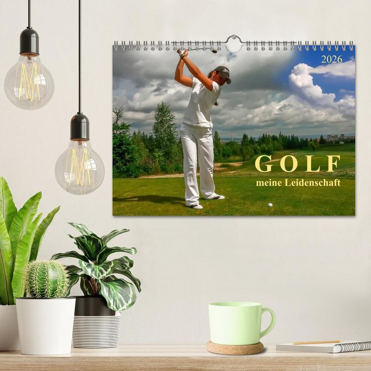 Produktbild: Golf - meine Leidenschaft (Wandkalender 2026 DIN A4 quer), CALVENDO Monatskalender