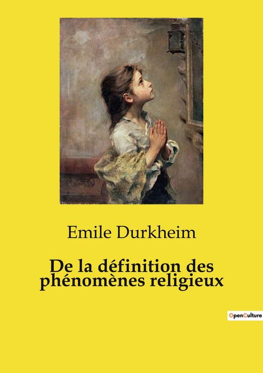 Produktbild: De la d&eacute;finition des ph&eacute;nom&egrave;nes religieux