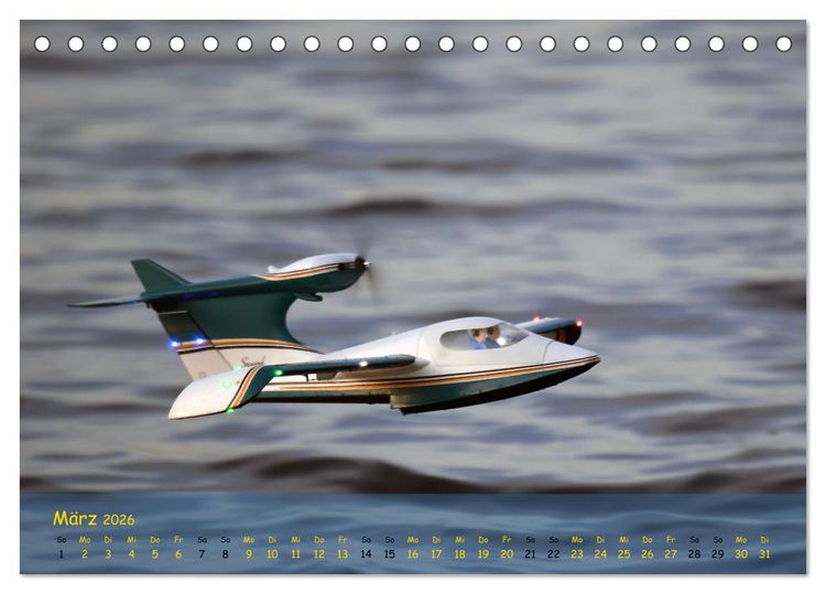 Produktbild: Abenteuer Wasserflug (Tischkalender 2026 DIN A5 quer), CALVENDO Monatskalender