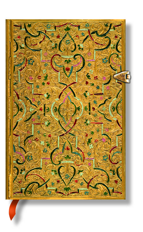 Produktbild: Hardcover Notizbuch Goldeinlage, Mini, Liniert