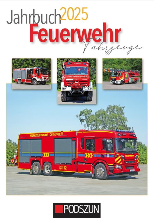 Produktbild: Jahrbuch Feuerwehrfahrzeuge 2025