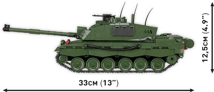 Produktbild: COBI Armed Forces 2627 - Challenger 2, Panzer, Bausatz 1:35, 954 Klemmbausteine