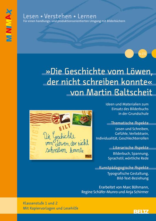 Produktbild: &raquo;Die Geschichte vom L&ouml;wen, der nicht schreiben konnte&laquo; von Martin Baltscheit