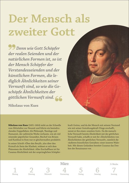Produktbild: DIE ZEIT Philosophie Wochen-Kulturkalender 2027 - 53 Denkanst&ouml;&szlig;e f&uuml;r 2027
