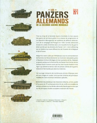 Produktbild: Les panzers allemands de la Seconde Guerre mondiale