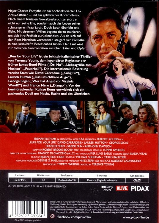 Produktbild: Run for your Life - Seine Rache kennt keine Grenze / Packender und starbesetzter Thriller von James-Bond-Regisseur Terence Young (Pidax Film-Klassiker)
