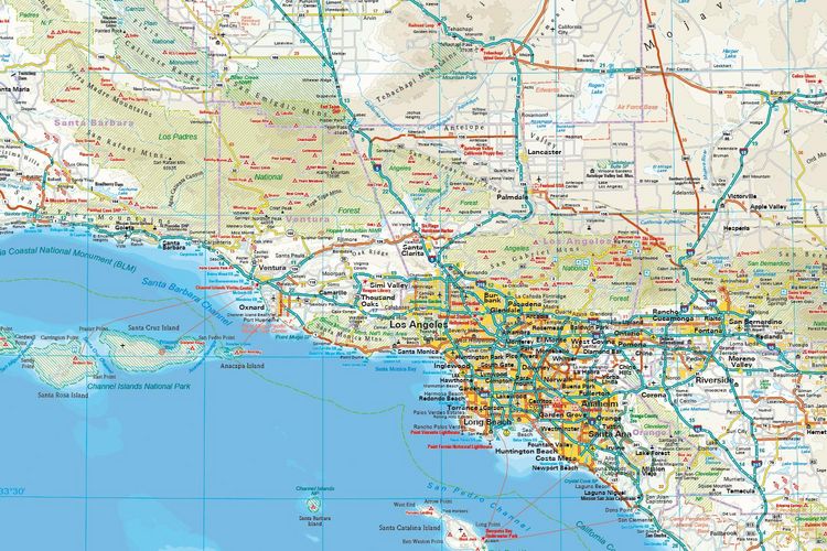 Produktbild: Reise Know-How Landkarte USA 06, Kalifornien (1:850.000)