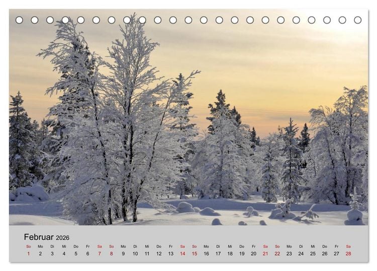 Produktbild: Lichtstimmungen des Nordens (Tischkalender 2026 DIN A5 quer), CALVENDO Monatskalender