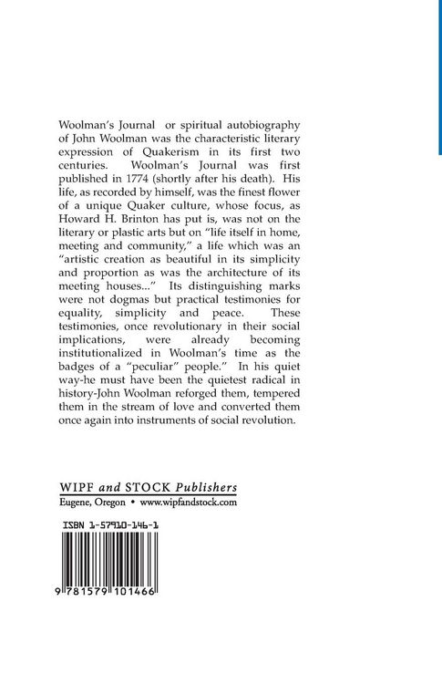 Produktbild: Journal of John Woolman and a Plea for the Poor