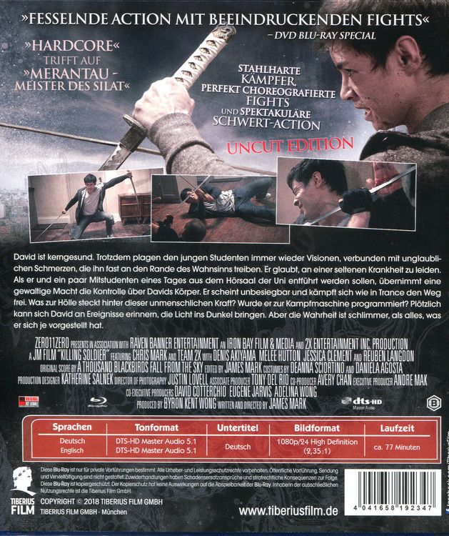 Produktbild: Killing Soldier - Der Krieger - Uncut