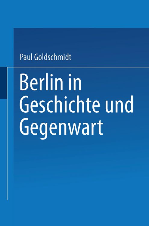 Produktbild: Berlin in Geschichte und Gegenwart