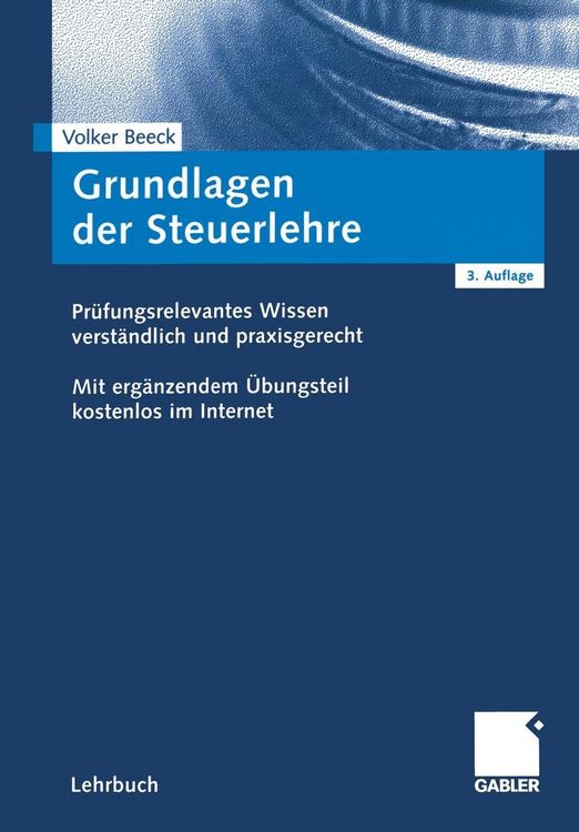 Produktbild: Grundlagen der Steuerlehre