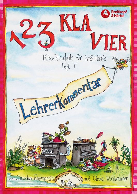 Produktbild: 1, 2, 3 Klavier. Lehrerkommentar zu Heft 1