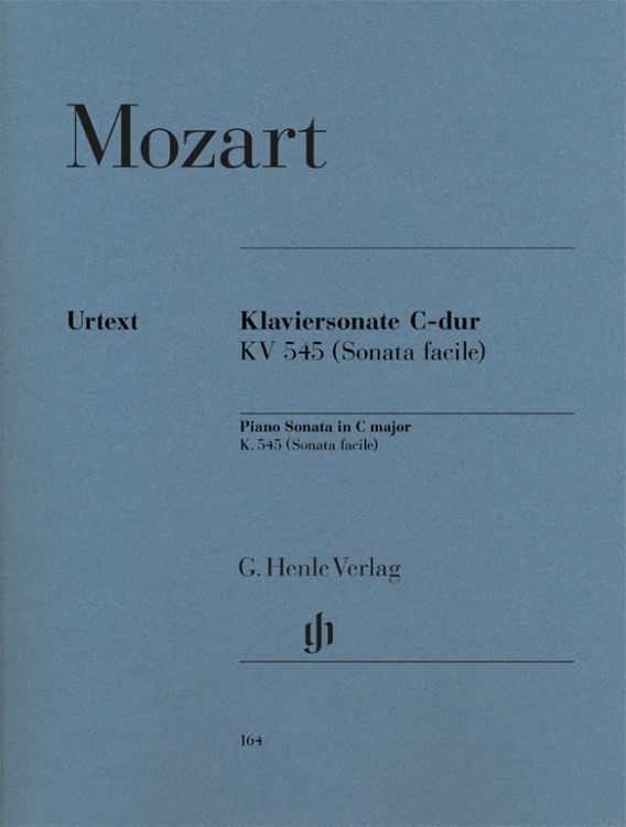 Produktbild: Wolfgang Amadeus Mozart - Klaviersonate C-dur KV 545 (Sonata facile)