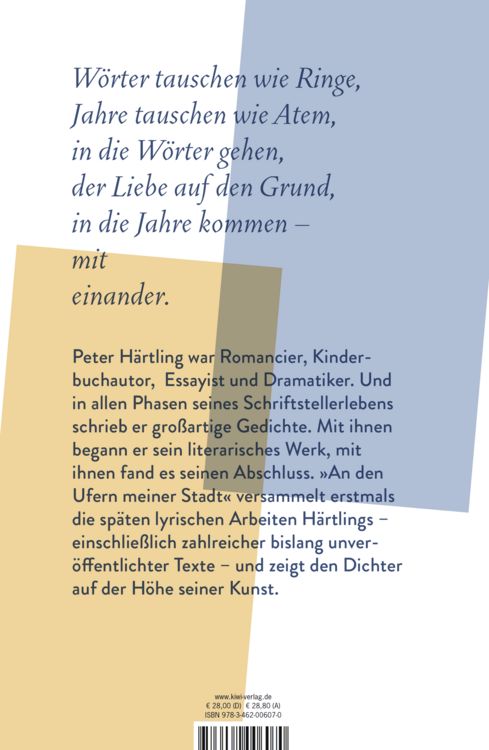 Produktbild: An den Ufern meiner Stadt