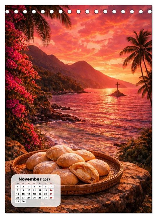 Produktbild: Philippinen - Eine Schlemmerreise durch die Perle des Orients (Tischkalender 2027 DIN A5 hoch), CALVENDO Monatskalender