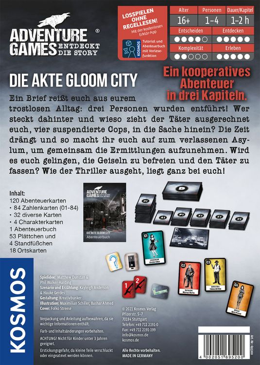 Produktbild: Adventure Games - Die Akte Gloom City
