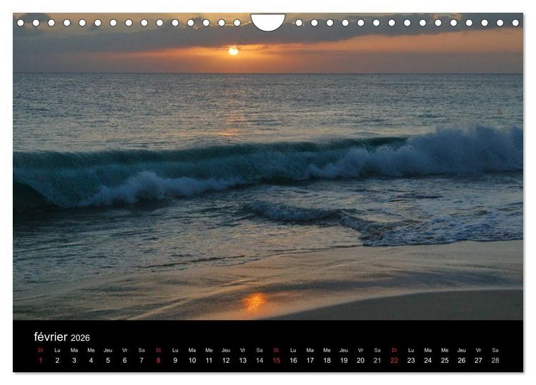 Produktbild: Voyage au Cap-Vert, Boa Vista (Calendrier mural 2026 DIN A4 vertical), CALVENDO calendrier mensuel