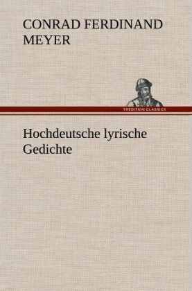 Produktbild: Hochdeutsche lyrische Gedichte