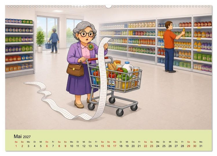 Produktbild: Die wunderbare Welt der Oma (Wandkalender 2027 DIN A2 quer), CALVENDO Monatskalender