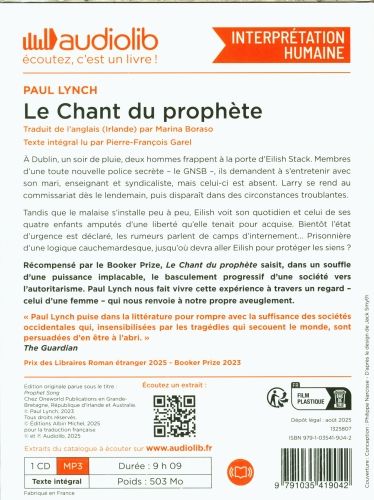 Produktbild: Le chant du proph&egrave;te