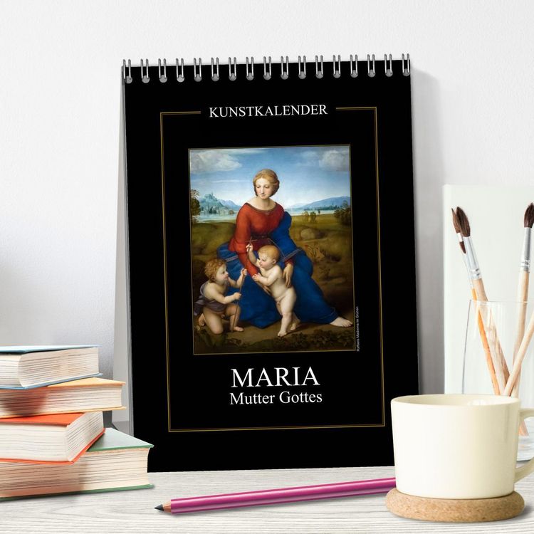 Produktbild: Maria - Mutter Gottes (Tischkalender 2026 DIN A5 hoch), CALVENDO Monatskalender