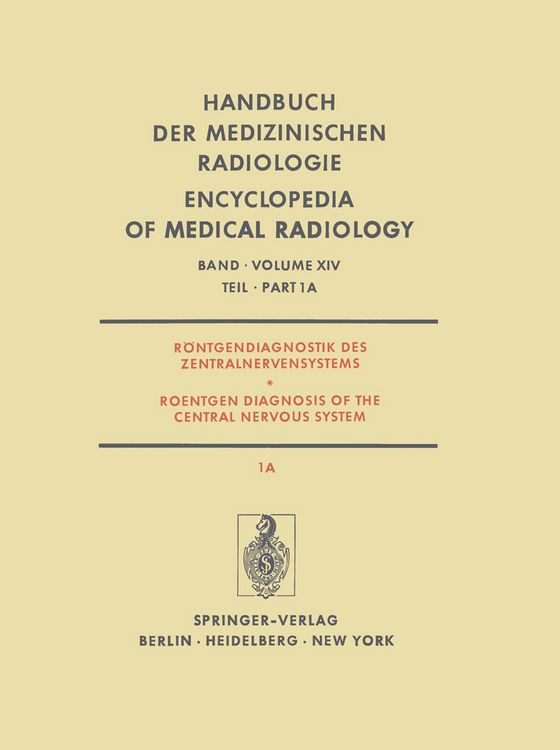 Produktbild: R&ouml;ntgendiagnostik des Zentralnervensystems / Roentgen Diagnosis of the Central Nervous System