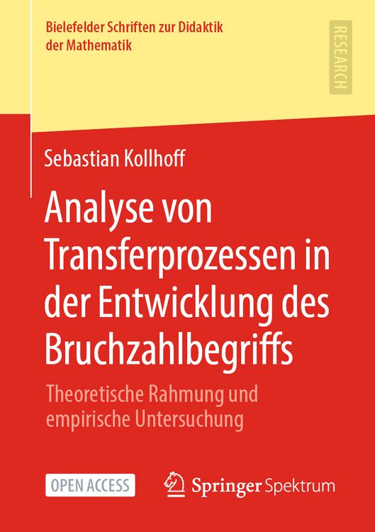 Produktbild: Analyse von Transferprozessen in der Entwicklung des Bruchzahlbegriffs