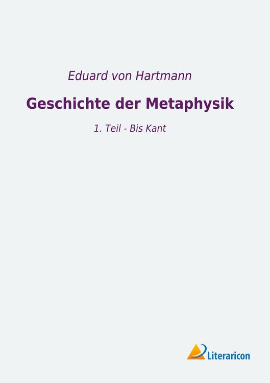 Produktbild: Geschichte der Metaphysik