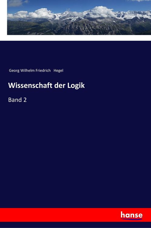 Produktbild: Wissenschaft der Logik