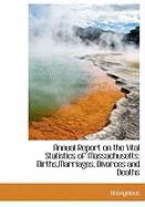 Produktbild: Annual Report on the Vital Statistics of Massachusetts: Births, Marriages, Divorces and Deaths