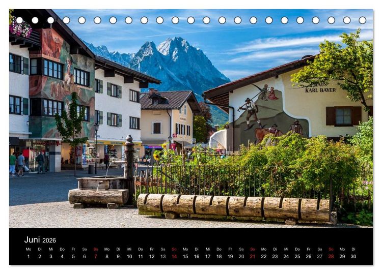 Produktbild: Traumlandschaft Werdenfelser Land - Teil II (Tischkalender 2026 DIN A5 quer), CALVENDO Monatskalender