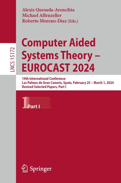 Produktbild: Computer Aided Systems Theory - EUROCAST 2024
