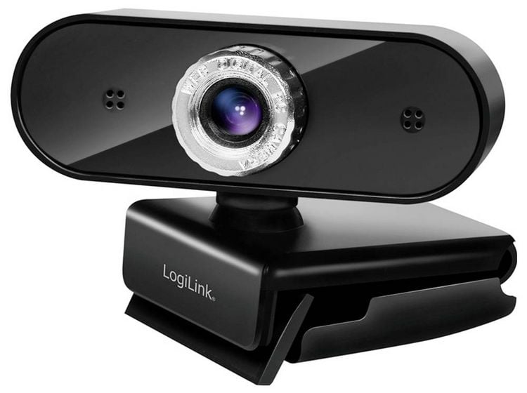 Produktbild: LogiLink UA0368 HD-Webcam Klemm-Halterung, Mikrofon