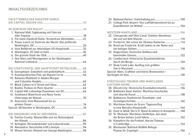 Produktbild: USA - Capital Region TravelGuide
