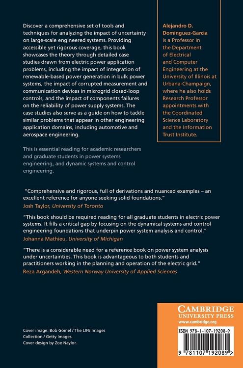Produktbild: Large-Scale System Analysis Under Uncertainty
