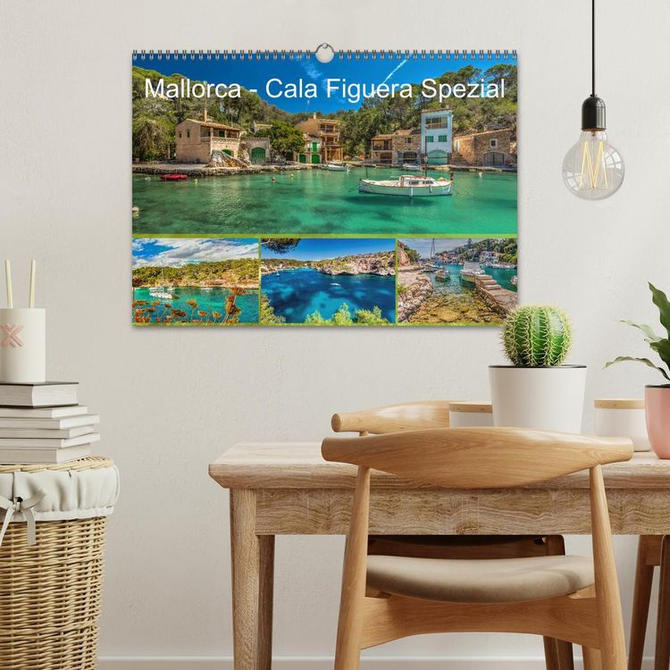 Produktbild: Mallorca - Cala Figuera Spezial (Wandkalender 2026 DIN A3 quer), CALVENDO Monatskalender