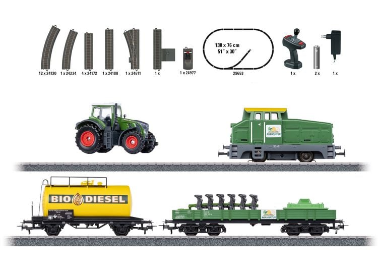 Produktbild: M&auml;rklin 29653 - H0 M&auml;rklin Start up - Startpackung Landwirtschaft