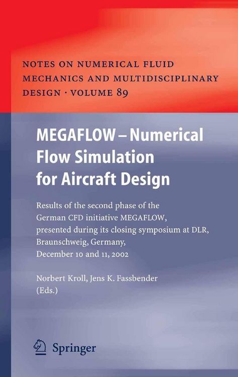 Produktbild: MEGAFLOW - Numerical Flow Simulation for Aircraft Design