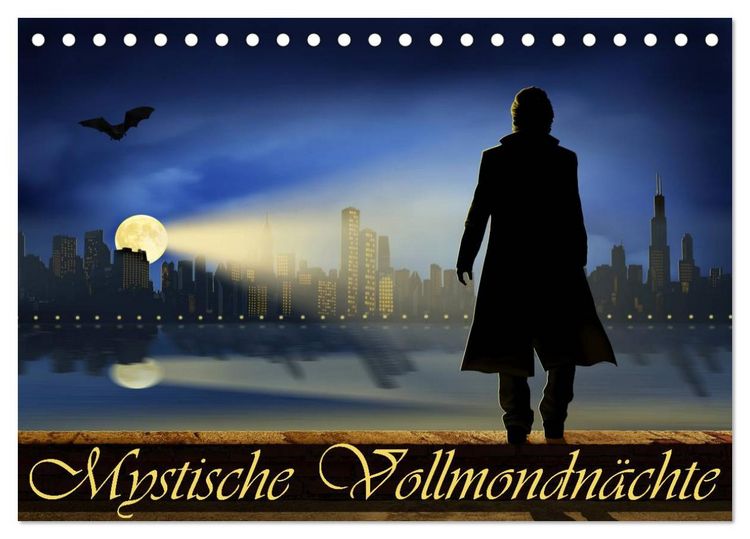 Produktbild: Mystische Vollmondn&auml;chte (Tischkalender 2026 DIN A5 quer), CALVENDO Monatskalender