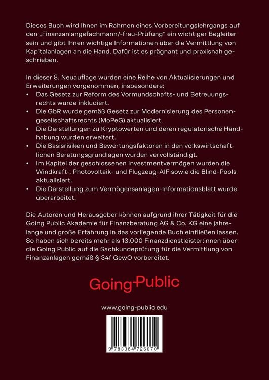 Produktbild: Gepr&uuml;fte/-r Finanzanlagenfachmann/-frau IHK