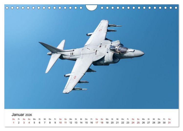 Produktbild: Milit&auml;rflieger (Wandkalender 2026 DIN A4 quer), CALVENDO Monatskalender