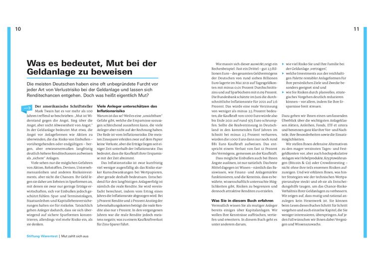 Produktbild: Geldanlage f&uuml;r Mutige