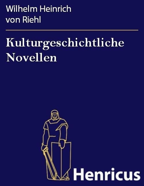 Produktbild: Kulturgeschichtliche Novellen