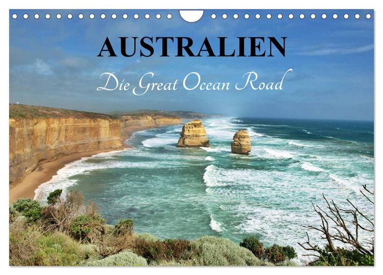 Produktbild: Australien - Die Great Ocean Road (Wandkalender 2026 DIN A4 quer), CALVENDO Monatskalender