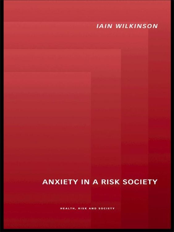 Produktbild: Anxiety in a 'Risk' Society