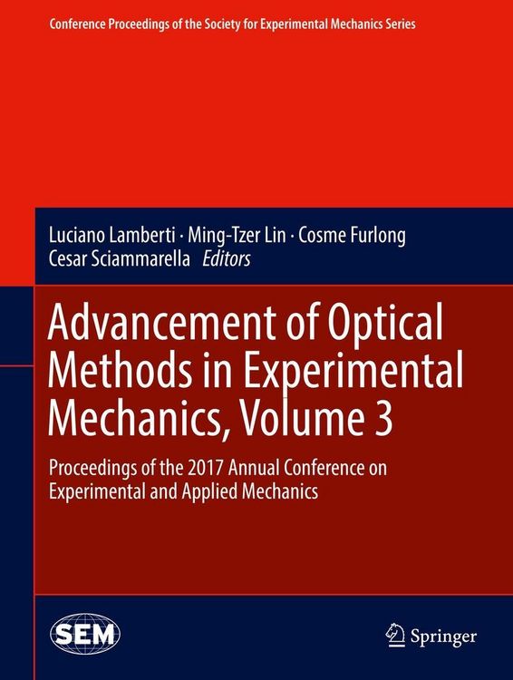 Produktbild: Advancement of Optical Methods in Experimental Mechanics, Volume 3